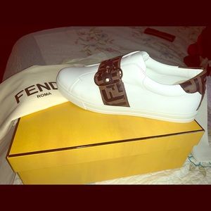 Fendi Buckle Sneakers
